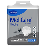 MoliCare Premium Mobile, pieluchomajtki, rozmiar M, 80-120 cm, 10 kropli, 14 sztuk - miniaturka zdjęcia produktu