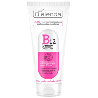 Bielenda B12 Beauty Vitamin, witaminowe silnie nawilżające mleczne masło do ciała, 200 ml - zdjęcie produktu