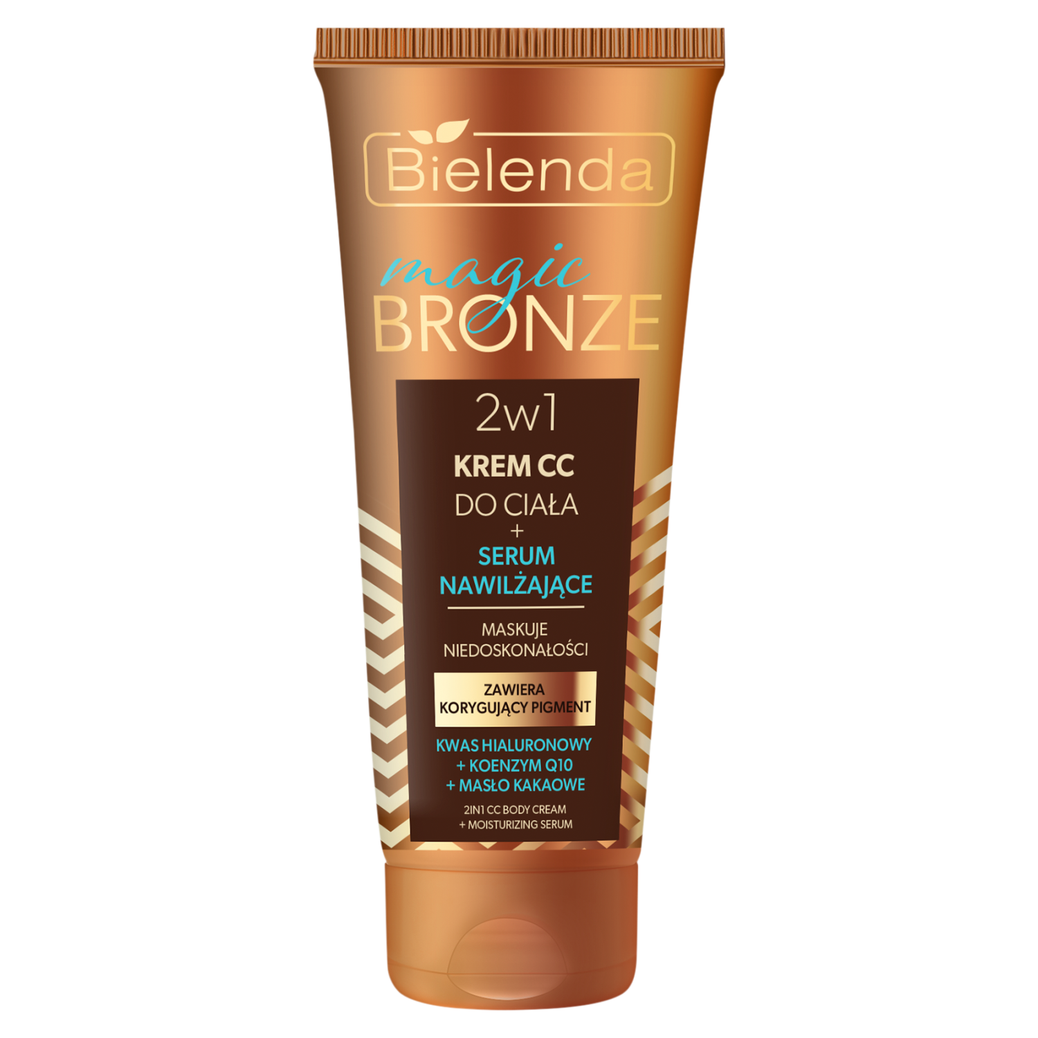 Nieznana Bielenda Magic Bronze, krem CC do ciała + serum nawilżające 2w1, 150 ml — Składniki i ocena