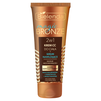 Bielenda Magic Bronze, krem CC do ciała + serum nawilżające 2w1, 150 ml - zdjęcie produktu