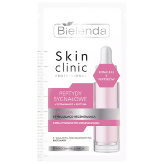 Bielenda Skin Clinic Peptydy Sygnałowe, maseczka stymulująco-regenerująca, 8 g - zdjęcie produktu