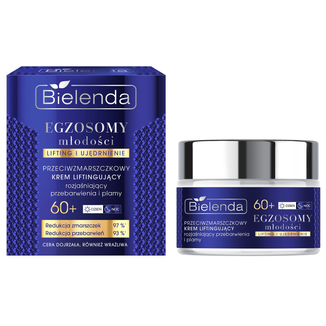 Bielenda Egzosomy Młodości 60+, przeciwzmarszczkowy krem liftingujący, rozjaśniający przebarwienia i plamy, 50 ml - zdjęcie produktu