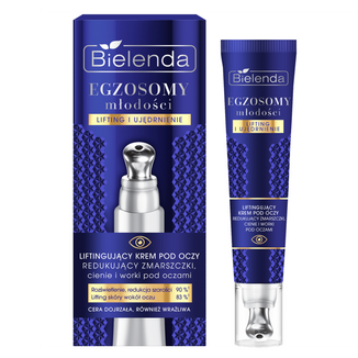 Bielenda Egzosomy Młodości, liftingujący krem pod oczy, redukujący zmarszczki, cienie i worki pod oczami, 15 ml - zdjęcie produktu