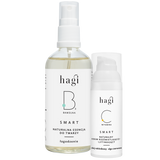 Zestaw Hagi Smart C, naturalny krem rozświetlająco-liftingujący z witaminą C, 50 ml + Smart B, naturalna esencja do twarzy z bawełną, Łagodzenie, 100 ml za 1 grosz - miniaturka zdjęcia produktu