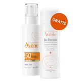 Avene Sun, bardzo wysoka ochrona przeciwsłoneczna, fluid Anti-Age, SPF 50+, 40 ml + woda termalna do pielęgnacji twarzy i ciała, 50 ml gratis - miniaturka zdjęcia produktu