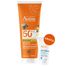 Avene Sun, bardzo wysoka ochrona przeciwsłoneczna, mleczko dla dzieci, SPF 50+, 250 ml + balsam po opalaniu, dla dorosłych i dzieci od 2 lat, 50 ml gratis - miniaturka  zdjęcia produktu