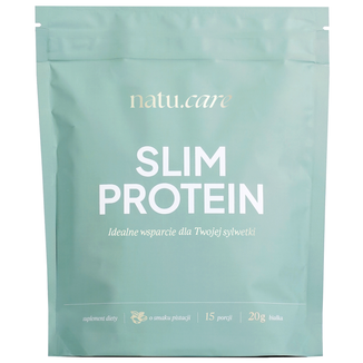 Natu Care Slim Protein, smak pistacji, 375 g - zdjęcie produktu