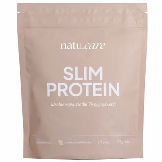 Natu Care Slim Protein, smak wanilii bourbon, 375 g - zdjęcie produktu