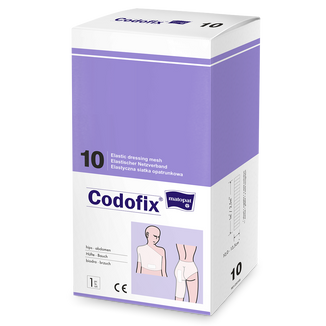 Matopat Codofix 10, elastyczna siatka opatrunkowa, niejałowa, 10 cm x 1 m, 1 sztuka - zdjęcie produktu