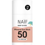 Naif Baby & Kids, mineralny sztyft przeciwsłoneczny dla dzieci i niemowląt, od urodzenia, SPF 50, 36 g - miniaturka zdjęcia produktu