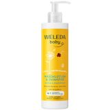 Weleda Calendula, szampon i płyn do mycia ciała dla niemowląt, z nagietkiem lekarskim, 400 ml - miniaturka zdjęcia produktu