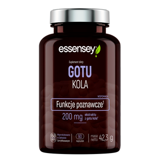 Essensey Gotu Kola, 90 kapsułek Essensey Gotu Kola, 90 kapsułek - zdjęcie produktu