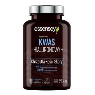 Essensey Kwas Hialuronowy+, 90 kapsułek - zdjęcie produktu