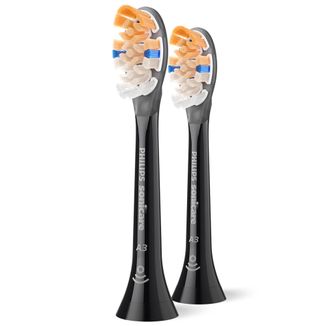 Philips, końcówki wymienne do szczoteczki sonicznej Sonicare A3 Premium All-in-One, czarne, 2 sztuki - zdjęcie produktu