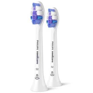 Philips, końcówki wymienne do szczoteczki sonicznej Sonicare S Sensitive, białe, 2 sztuki - zdjęcie produktu