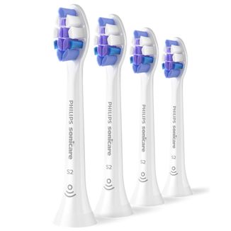Philips, końcówki wymienne do szczoteczki sonicznej Sonicare S Sensitive, białe, 4 sztuki - zdjęcie produktu