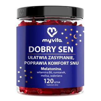 MyVita Dobry Sen, żelki naturalne dla dorosłych, 120 sztuk - zdjęcie produktu