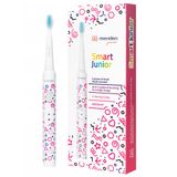 Meriden Smart Junior Pink, szczoteczka soniczna dla dzieci, różowa, od 5 lat, 1 sztuka + końcówki wymienne, 4 sztuki - miniaturka zdjęcia produktu