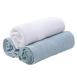 BabyMatex, pieluchy muślinowe, 70 cm x 80 cm, miętowe i biała, 3 sztuki - miniaturka zdjęcia produktu