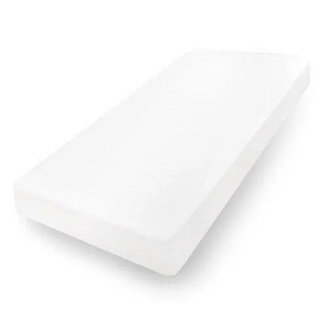 BabyMatex, prześcieradło jersey z gumką, 70 cm x 140 cm, białe - zdjęcie produktu