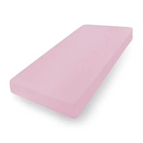 BabyMatex, prześcieradło jersey z gumką, 70 cm x 140 cm, różowe - miniaturka zdjęcia produktu