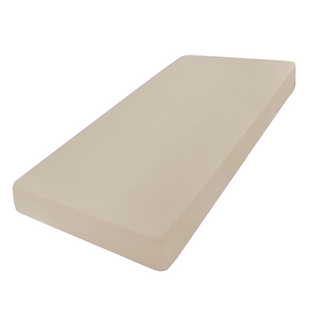 BabyMatex, prześcieradło jersey z gumką, 70 cm x 140 cm, beżowe - zdjęcie produktu