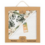 BabyMatex, okrycie kąpielowe frotte Bamboo Design, 100 cm x 100 cm, białe - miniaturka 2 zdjęcia produktu