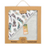 BabyMatex, okrycie kąpielowe frotte Bamboo Design, 100 cm x 100 cm, szare - miniaturka 2 zdjęcia produktu
