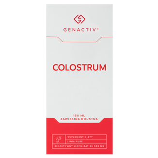 Genactiv Colostrum, zawiesina doustna, od 3 lat, 150 ml Genactiv Colostrum, zawiesina doustna, od 3 lat, 150 ml - zdjęcie produktu