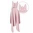 BabyMatex, okrycie kąpielowe bawełniane Wafel Prestige Bunny, 70 cm x 140 cm, różowe - miniaturka  zdjęcia produktu