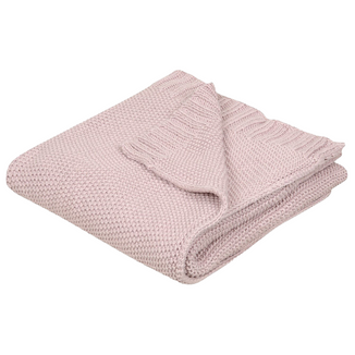 BabyMatex, kocyk bawełniany Tully, 80 cm x 100 cm, pudrowy różowy USZKODZONE OPAKOWANIE - zdjęcie produktu