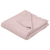 BabyMatex, kocyk bawełniany Tully, 80 cm x 100 cm, pudrowy różowy - miniaturka zdjęcia produktu