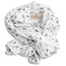 BabyMatex, otulacz muślinowy Muslin Design, 80 cm x 120 cm, biały w autka - miniaturka 3 zdjęcia produktu