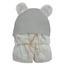 Babymatex, kocyk z mikrofibry z kapturkiem do nosidełka Koala Muslin, 95 cm x 95 cm, szary - miniaturka  zdjęcia produktu