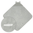 Babymatex, kocyk z mikrofibry z kapturkiem do nosidełka Koala Muslin, 95 cm x 95 cm, szary - miniaturka 2 zdjęcia produktu