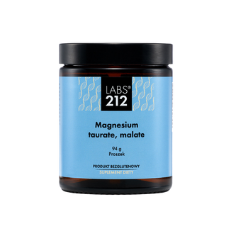 Labs212 Magnesium Taurate Malate, taurynian, jabłczan magnezu, 94 g USZKODZONE OPAKOWANIE - zdjęcie produktu