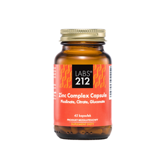 Labs212 Zinc Complex Capsule, cynk kompleks, 45 kapsułek - zdjęcie produktu