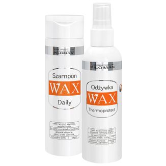 Zestaw Wax Pilomax, Daily, szampon do włosów jasnych, 200 ml + odżywka termoochronna do włosów jasnych, 200 ml - zdjęcie produktu