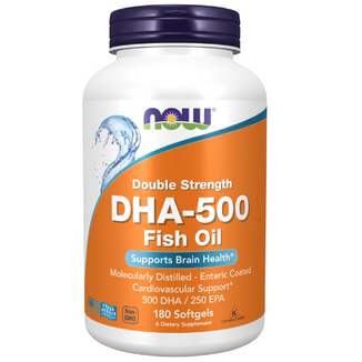 Now Foods DHA 500 mg, 180 kapsułek - zdjęcie produktu