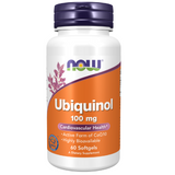 Now Foods Ubiquinol 100 mg, koenzym Q10, 60 kapsułek - miniaturka zdjęcia produktu