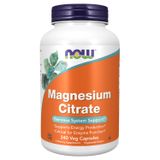 Now Foods Magnesium Citrate, cytrynian magnezu, 240 kapsułek wegańskich - miniaturka zdjęcia produktu