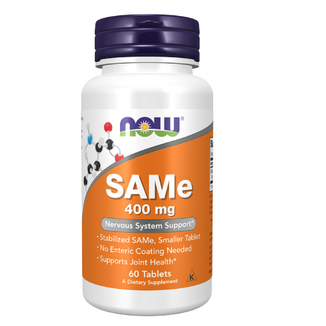 Now Foods SAMe 400 mg, 60 tabletek - zdjęcie produktu