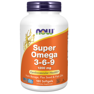 Now Foods Super Omega 3-6-9 1200 mg, 180 kapsułek - zdjęcie produktu