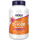 Now Foods Buffered C-1000 Complex, witamina C buforowana, 180 tabletek wegańskich - miniaturka zdjęcia produktu