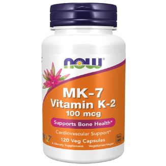 Now Foods MK-7 Vitamin K-2 100 µg, witamina K, 120 kapsułek - zdjęcie produktu