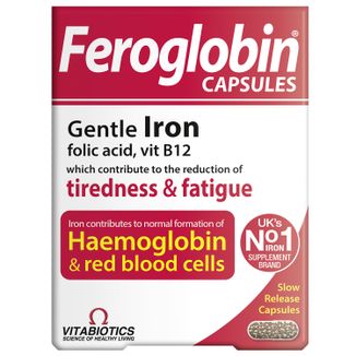 Vitabiotics Feroglobin, 30 kapsułek - zdjęcie produktu