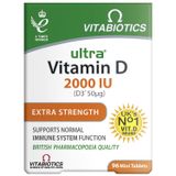Vitabiotics Ultra Vitamin D3 2000 IU, 96 tabletek - miniaturka zdjęcia produktu