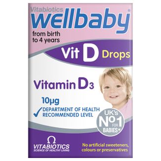 Vitabiotics Wellbaby Vitamin D, krople, 30 ml - zdjęcie produktu