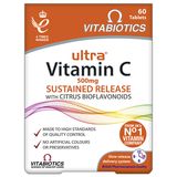 Vitabiotics Ultra Vitamin C 500 mg, 60 tabletek  KRÓTKA DATA - miniaturka zdjęcia produktu