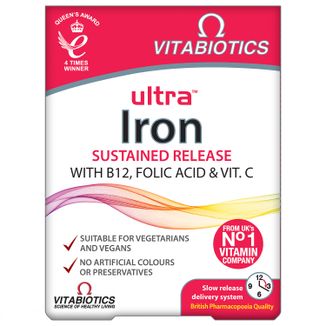 Vitabiotics Ultra Iron, 30 tabletek KRÓTKA DATA Vitabiotics Ultra Iron, 30 tabletek KRÓTKA DATA - zdjęcie produktu